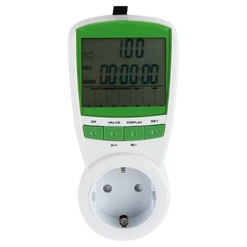 

GTBL Energy Power Meter Watt Volt Amp Frequency Monitor Analyzer 230V 50Hz Eu Plug