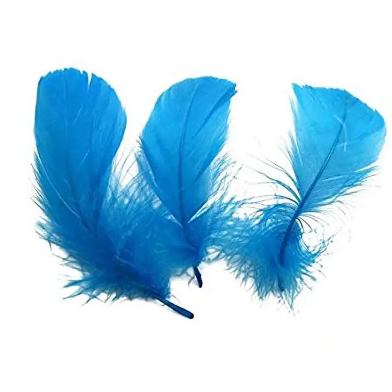 Мягкие окрашенные цветные перья пуховые перья Большие Перья для свадебной вечеринки центр шт украшение домашнего декора