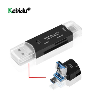 

USB Adapter SD Card Reader USB 3.0 OTG Micro USB Type C Card Reader SD Memory Card Reader For Micro SD TF USB Type-C OTG Adapter