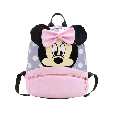 NEW Kindergarten Girls Mickey Mouse Baby Kids Book Bags Backpacks 2-5Years Old 