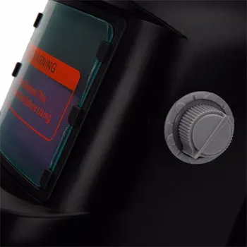 

Solar Auto Darkening Black Anti-UV Welding Helmet Arc Tig Mig Welder Mask Protective 60mAH Lithium Battery Helmet Shield