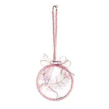 

Bamboo Embroidery Hoop Adjustable Circle Frame Hanging Wall Pendant Decoration H8WF