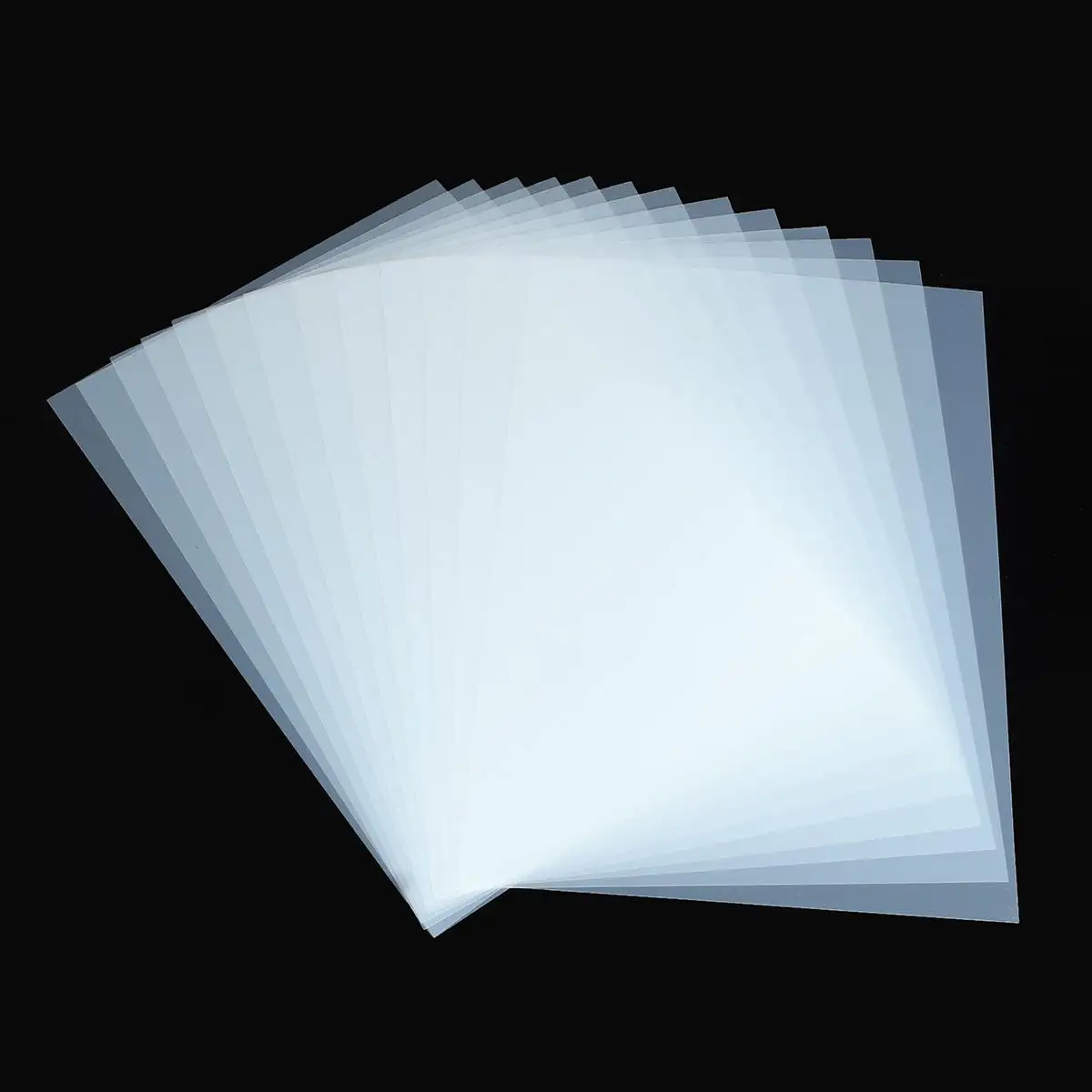 

20 sheets 8.5" x 11" Waterproof Inkjet Silk Screen Printing Transparency Film for Plastic Glass Fabric Printing DIY Craft Supply