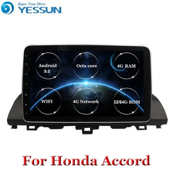 

DSP Android 9.0 4G RAM IPS Car DVD Player GPS Map RDS Radio wifi Bluetooth For Honda ACCORD 10 2018 2019