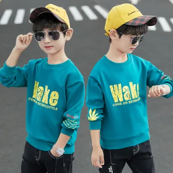 

Boys Sweatshirt Crewneck Kids Children Sweater Toddlers Pullover Youth Casual Cotton Clothes Korean Style Spring Fall Autumn