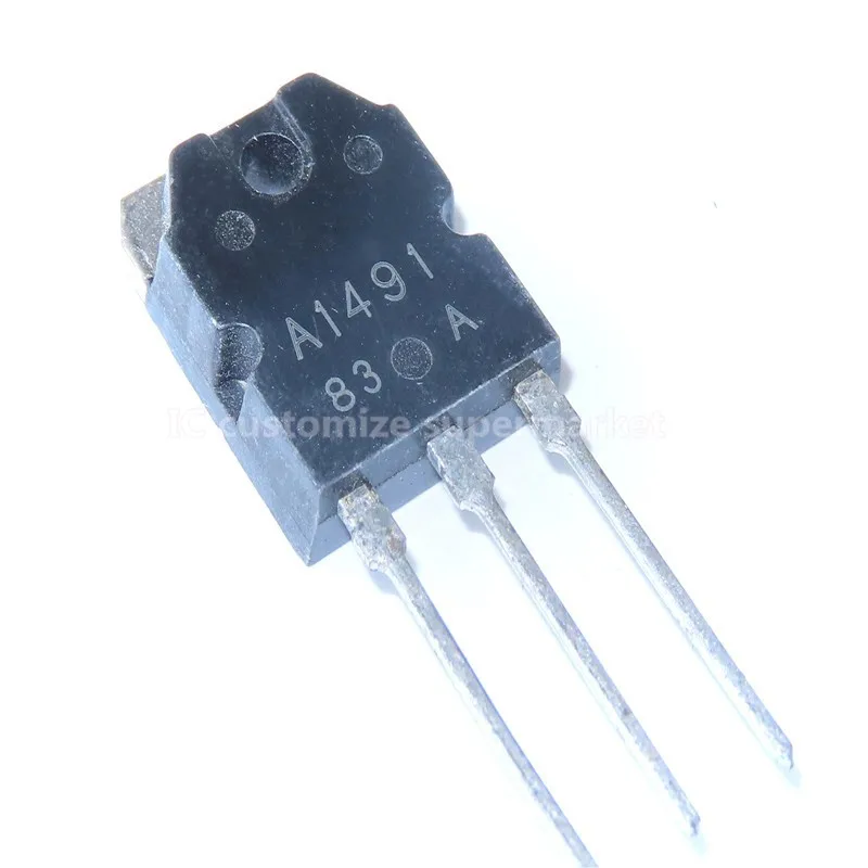 

5PCS/LOT NEW A1491 2SA1491 TO-3P -200V -10A Triode transistor