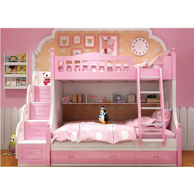 New Style Hot Sale Wooden Bunk Beds Children Bed Design For Kids