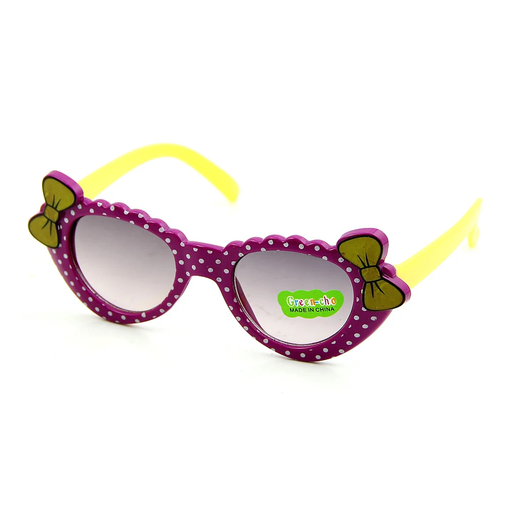 Прекрасный Bébé Garçons Filles lunetes De Soleil Pour Enfants Verre Noeud UV 400 X7YA | Аксессуары для одежды