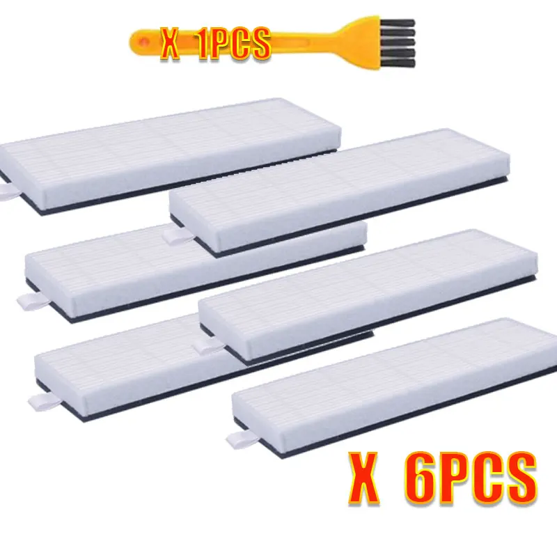 7pcs Робот GUTREND части боковая щетка HEPA фильтр Швабра Ткань для GUTREND 220 200 Aqua G200B G220W G300W Роботизированный пылесос части - Цвет: 7pcs