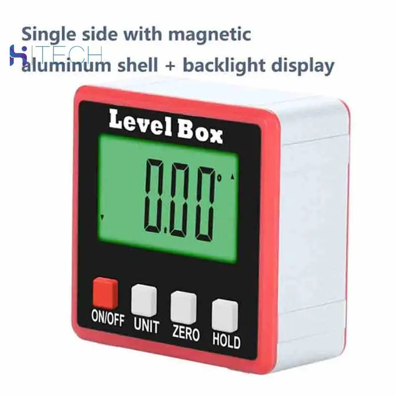 

Digital inclinometer electronic protractor aluminum alloy shell bevel angle measuring tool