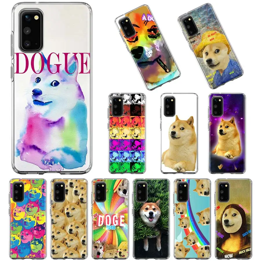 Прозрачный силиконовый мягкий чехол для Samsung Galaxy S20 + Ultra S10e S10 Plus S7 S8 S9 TPU