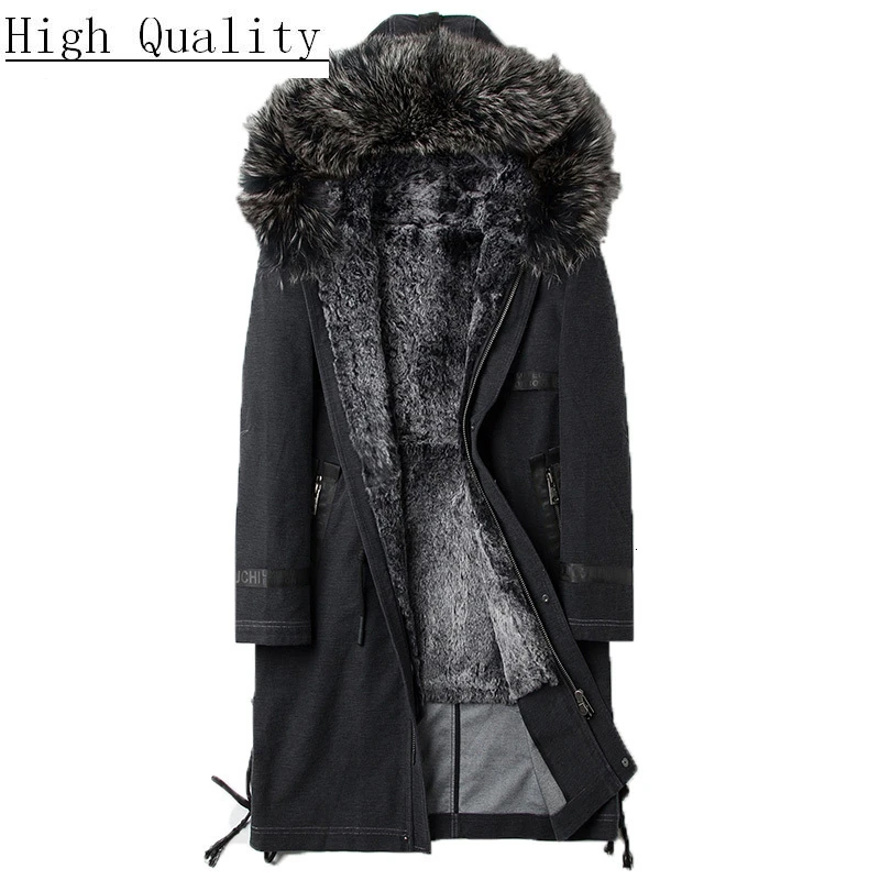 parka vrai fourrure homme