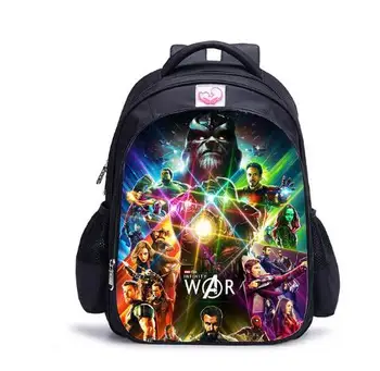 

16 Inch Super Hero Children School Bags Orthopedic Backpack Kids School Boys Girls Mochila Infantil Catoon Bags
