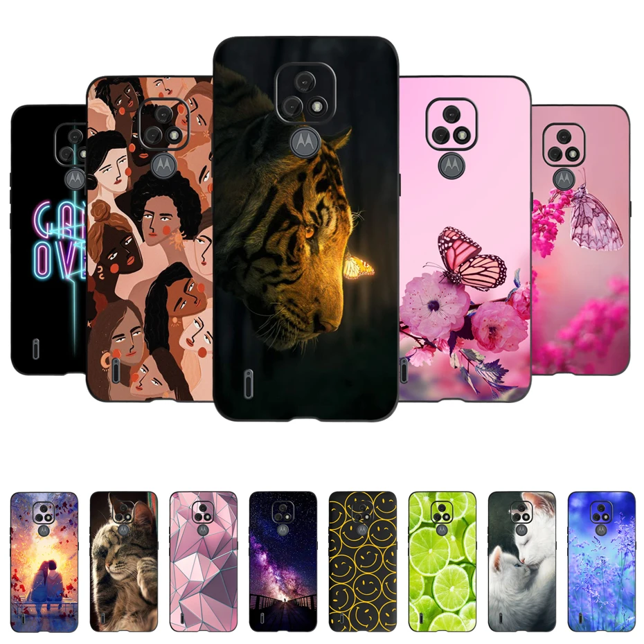 Per Custodia Moto E7 Custodia Morbida In Silicone Tpu Per Motorola Moto E7 Power E 7 Custodia Capa Moto E7 Plus Paraurti Moda Carino Funda