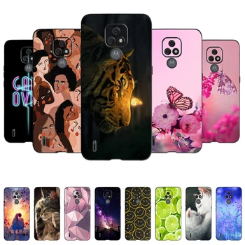 For Moto E7 Case Silicone Soft TPU Phone Cover For Motorola Moto E7 Power E 7 Case Capa Moto E7 Plus Cute Fashion Funda Bumper