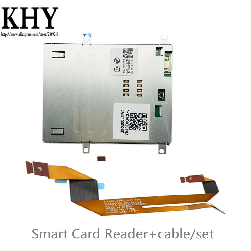 Оригинальный считыватель смарт-карт с кабелем для ThinkPad T490S 02HK916 02HK917 00HW553 04X5475 04X5393
