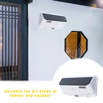 

57LED Solar Motion Human USB Charging Waterproof Body Sensor Wall Light Outdoor Garden Lawn Yard Emergency Security Lamp