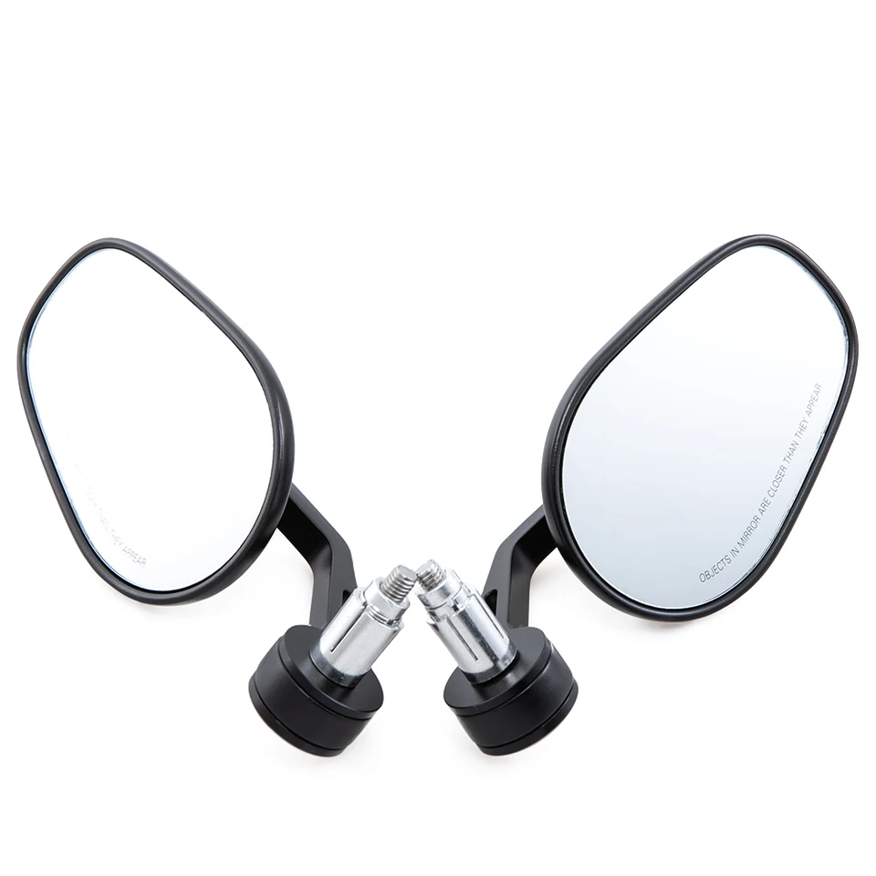 Specchietti Retrovisori Vista Posteriore Per Moto Maniglia Specchi Laterali Da 7/8 "Alluminio Ovale Per Suzuki Bar End Rearview Mirrors Universal Specchietto Manubrio (Color : C - Foto 5