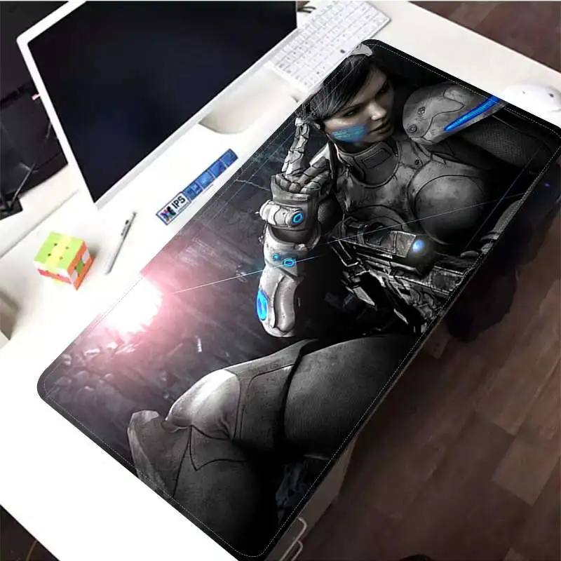 Maiya ваши собственные коврики Starcraft геймер скорость мыши розничная маленький резиновый коврик для мыши большой коврик для мыши клавиатуры коврик - Цвет: Lock Edge 30x80cm
