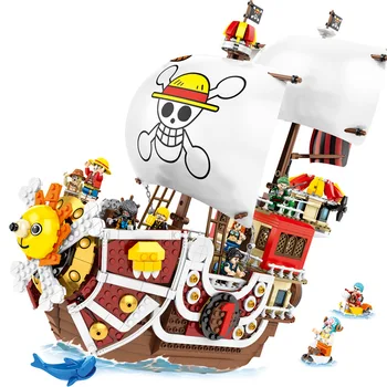 

1484PCS Blocks SY6298 3D2Y THOUSAND SUNNY Pirate Ship Building Blocks Figure Bricks Assembly Toys for Kids Christmas Gift