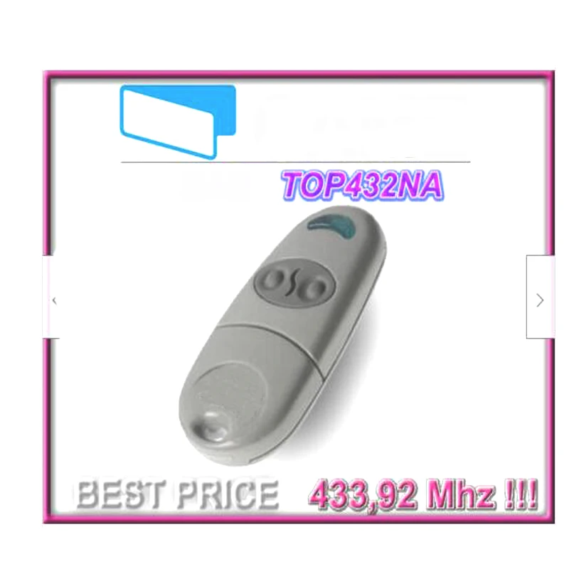 

For compatible TOP432NA garage door Remote Control transmitter 433,92MHz