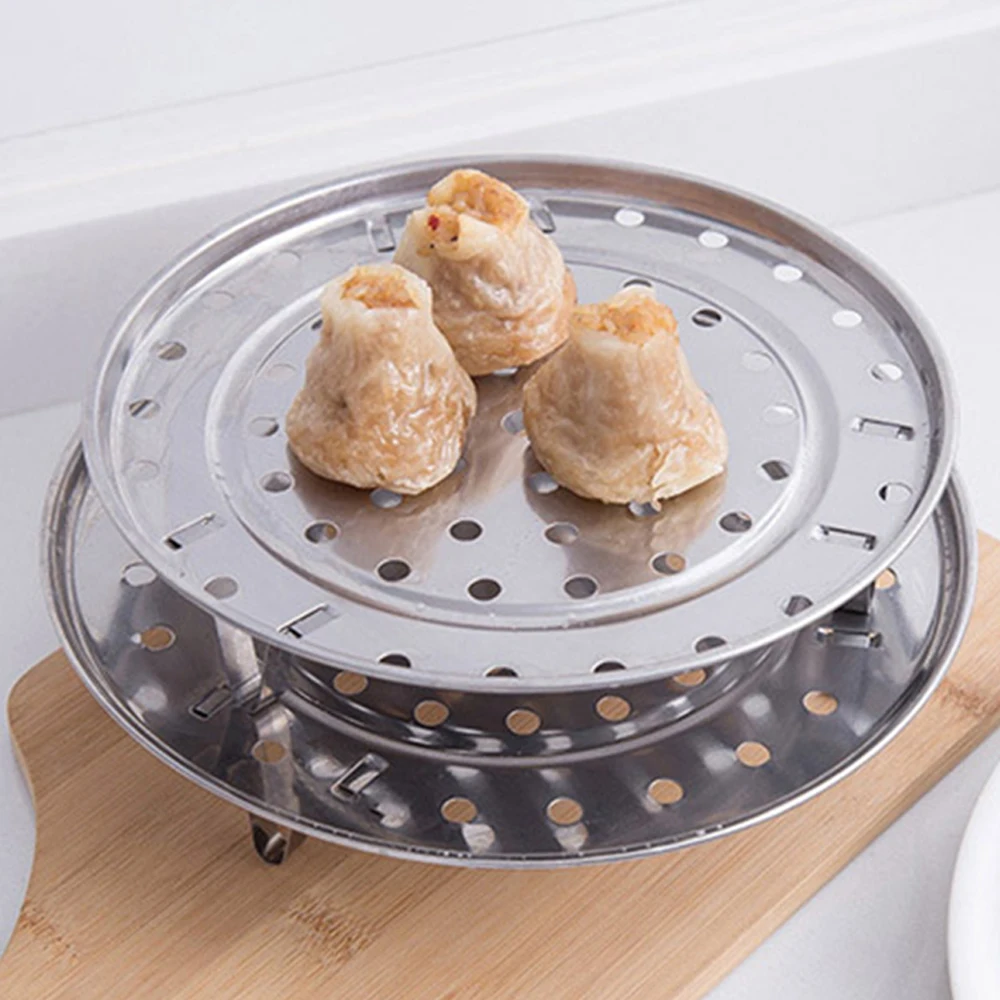 Multi Size Stainless Steel Food Steamer Steaming Rack Multifunction Bowl Pot Steaming Tray Stand Basket Kitchen Accessories steamer rack steamer basket