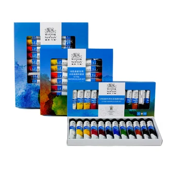 

Watercolor paint aluminum tube 12/18/24 color student beginners hand-painted watercolor painting art supplies