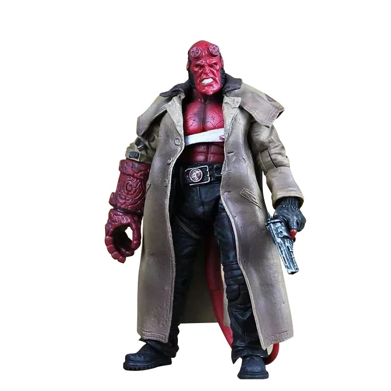 

New Style Anime HELLBOY Satan Sub-Ant Hellboy Garage Kit Pistol Model Red Rapist Hell Boy