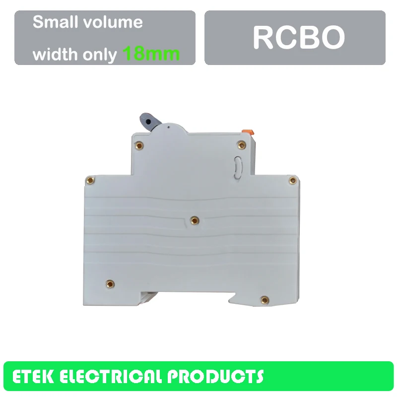 EKL4-32 RCBO 6A, 10A, 16A, 20A, 25A, 32A 1P+ N электронный A Тип 6KA 18 мм