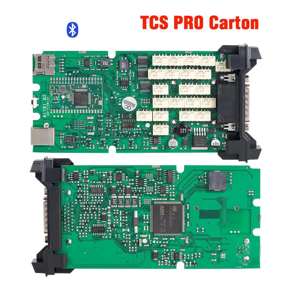 TCS PRO 1 Один зеленый PCB CDP tcs pro многоязычный multidiag pro с bluetooth V2016R1 tcs pro obd2 диагностический инструмент - Цвет: TCS PRO 1