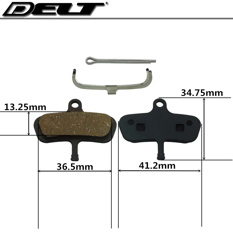 4 пары в коробке горный велосипед MTB дисковые Тормозные колодки для SRAM AVID код полу-металлик