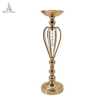 

10pcs/lot Metal Flower Vase Golden Wedding Stylish Flower Stand Table Centerpieces For Wedding Party Event Decoration
