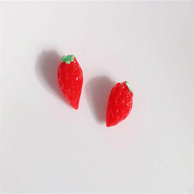 10pcs DIY Resin Charms Slime Supplies Additions Decor For Slime All Filler Cute Strawberry Phone Case Accessories Craft Ornament 4
