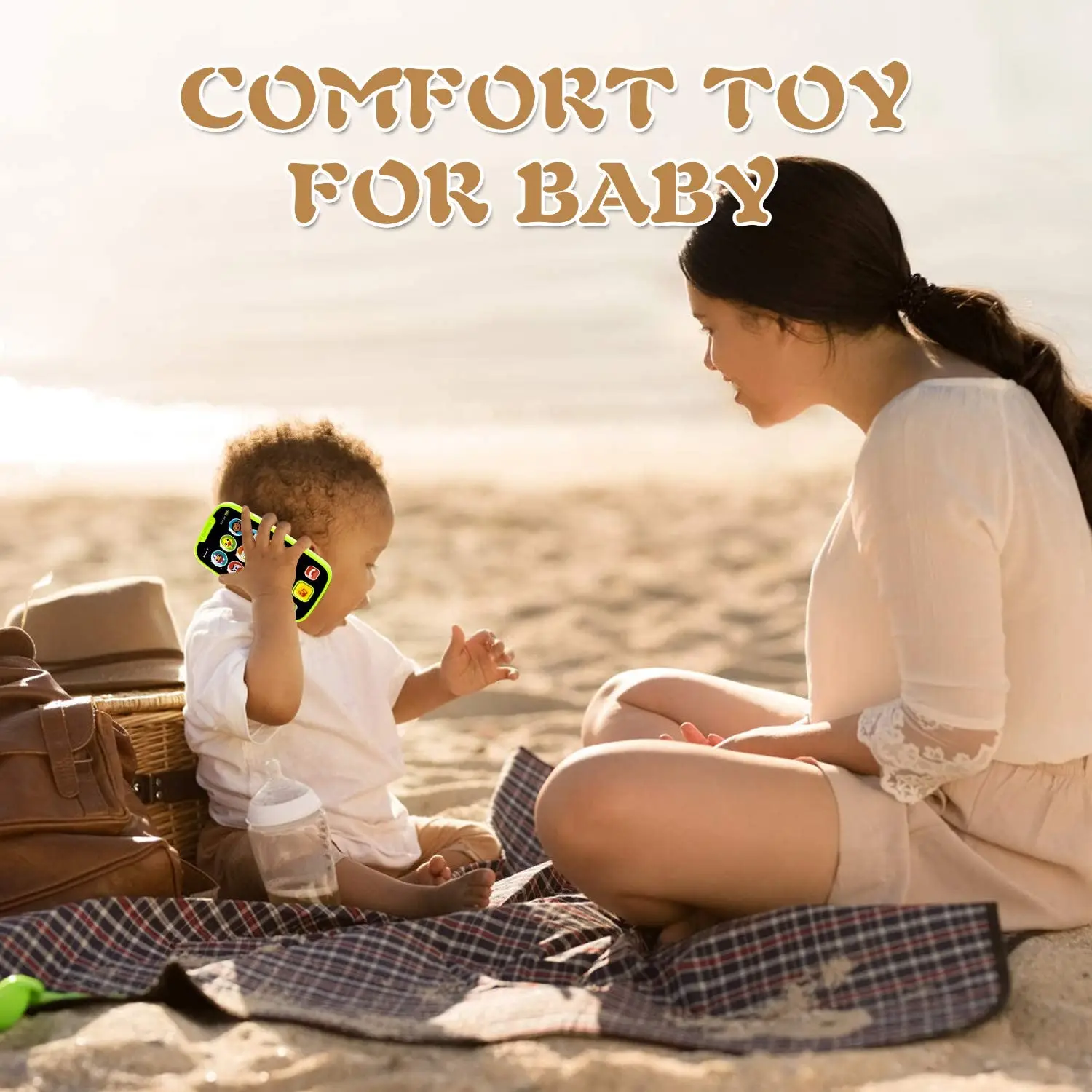 HISTOYE Educational toys Cellphone with LED Baby Kid Educational phone English Learning Mobile Phone Toy Chrismtas Gifts