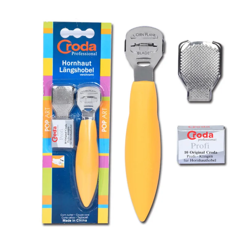 Ножной станок из нержавеющей стали для удаления омертвевшей кожи, инструмент для педикюра, набор для ухода за ногами