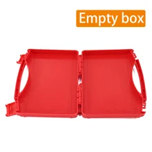 Жесткий мини инструмент органайзер для переноски Чехол Портативный с защитой от пыли герметичный защитный контейнер красный ящик для хранения Водонепроницаемый
