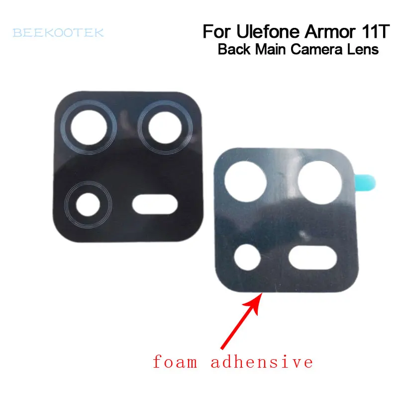 

New Original Ulefone Armor 11T Rear Back Main Camera Lens+Foam adhensive Repair Parts For Ulefone Armor 11T 8GB RAM 5G Cellphone