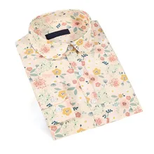  Casual Small Floral Shirts Female Long Sleeves Blouses Women's Shirt Cotton Casual Fashion Casima Feminina 2022 S-5XL 