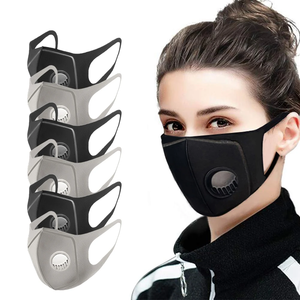 

Dihope 6Pcs Mask Anti Formaldehyde Bad Smell Respirator Valve Dust-proof Mouth Masks Prevention