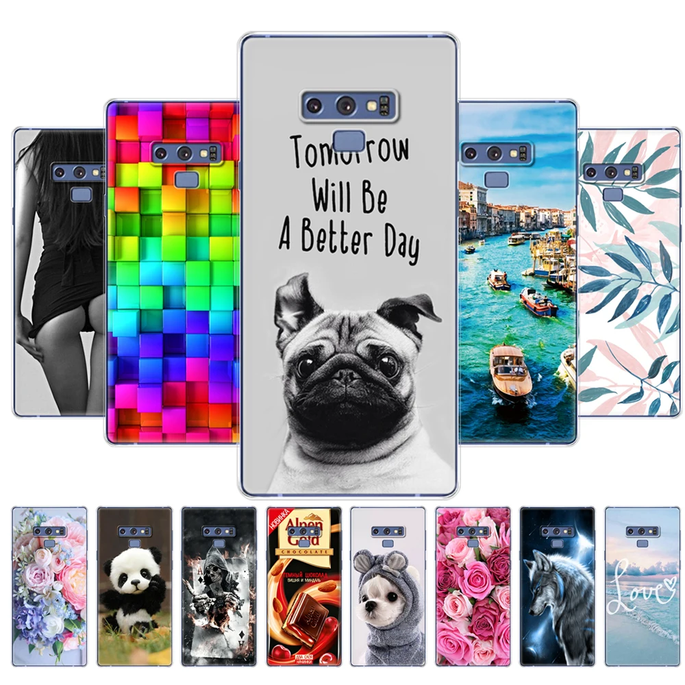 Per Samsung Galaxy Note 9 Custodia Cover Posteriore In Silicone Morbido Tpu Per Samsung Galaxy Note 9 Note9 Custodia Per Telefono Per Samsung Note 9 C