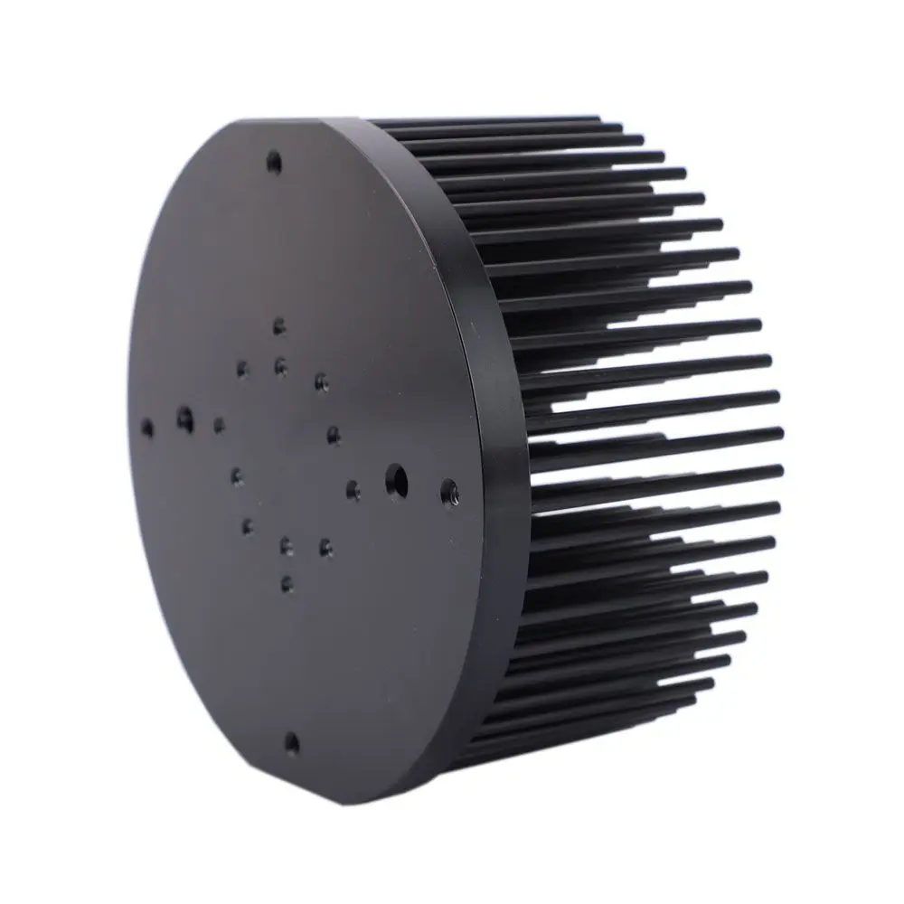 Aluminum heat sink 150mm x H70mm Pre-drilled led grow lamp radiator for cree cxb3590 Citizen Clu048 1212 cob led matrix