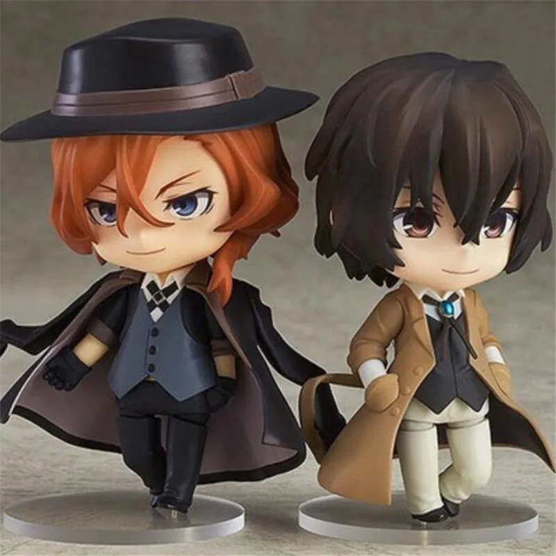 Аниме фигурки Bungo бродячих собак дазай Осаму Nakahara Chuuya ПВХ фигурка #676 #657 Figma Brinquedos