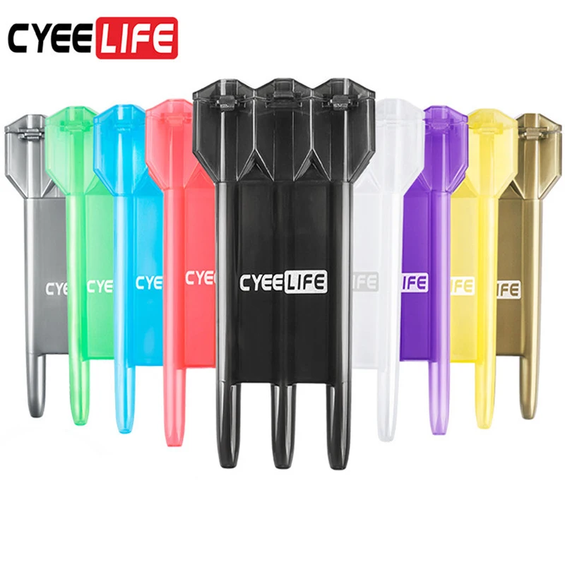 CyeeLife Dart carry case Transparent Plastic 12 Colours,Suitable for