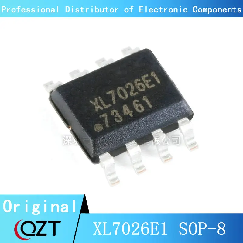 10pcs/lot XL7026E1 SOP XL7026 SOP-8 Step Down DC Power Converter Chip Step-Down Chip 150khz chip New spot original authentic xl2576s 12e1 to263 5 3a 12v 52khz step down dc converter chip