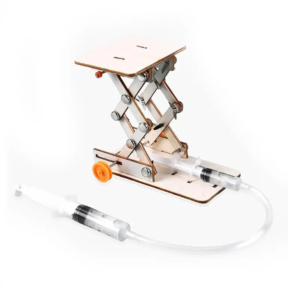 

Hydraulic Lift Table Materials Creative DIY Science Experiment Model Kit Physics Projects Teaching Educational Equipment
