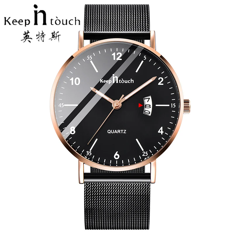 KEEP IN TOUCH Top Brand Mens Watches Quartz Luxury Fashion Military Men Watch Waterproof Sport Wris