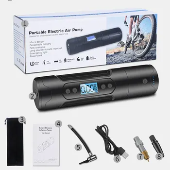 

Portable Air Compressor Mini Inflator Handheld Air Pump 150PSI LCD Display LED Light TB Sale