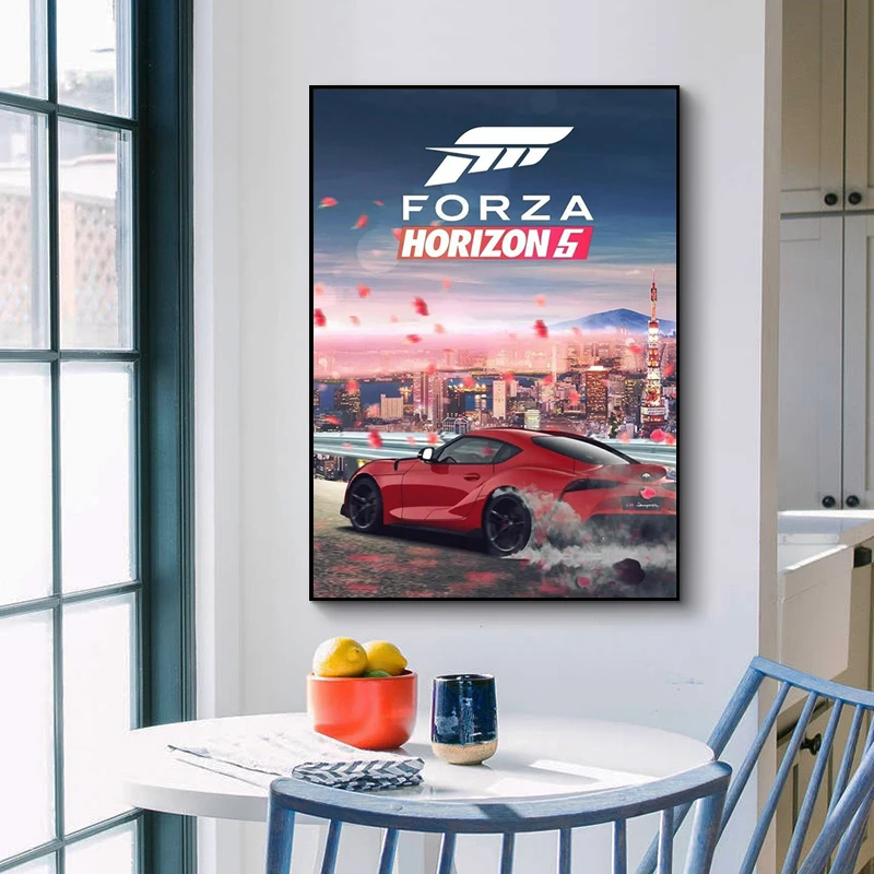 Forza Motorsport Horizon 8 Video Game Poster Pc,ps4,exclusive Role-playing  Rpg Game Canvas Custom Poster Alternative Artwork - Painting & Calligraphy  - AliExpress