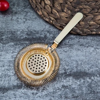 

21x10cm Sprung Bar Bartender Ice Filter Cocktail Strainer Deluxe Strainer Bar Tool Wine Ice Strainer Bar Percolator Wire
