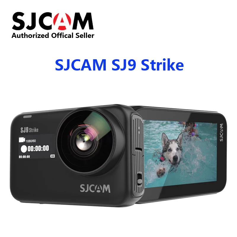 

Original SJCAM SJ9 Strike 4K Action Camera Supersmooth GYRO/EIS Waterproof Wireless Charging Live Streaming Sports Camera